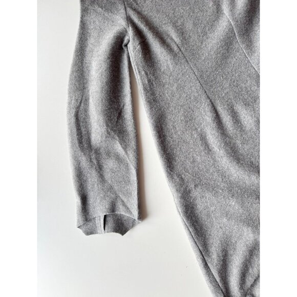 H&M x MAISON MARTIN MARGIELA Grey 100% Wool Mock Neck Sweater Dress, Size XS - Picture 8 of 16